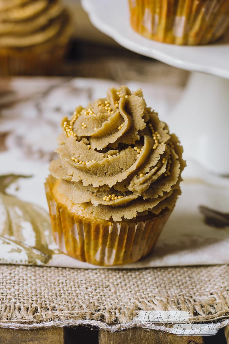 Cupcakes de Crema de Cacahuete