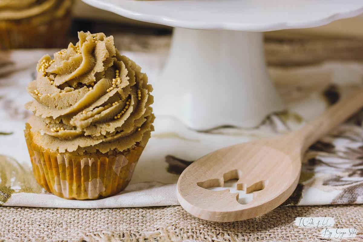 Cupcakes de Crema de Cacahuete