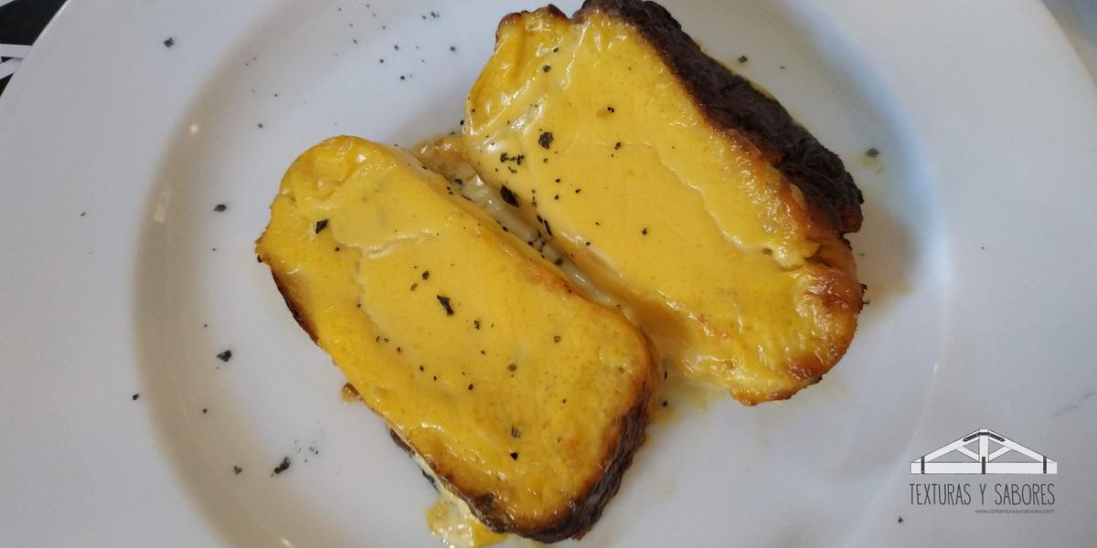 pastel de gambas y puerros