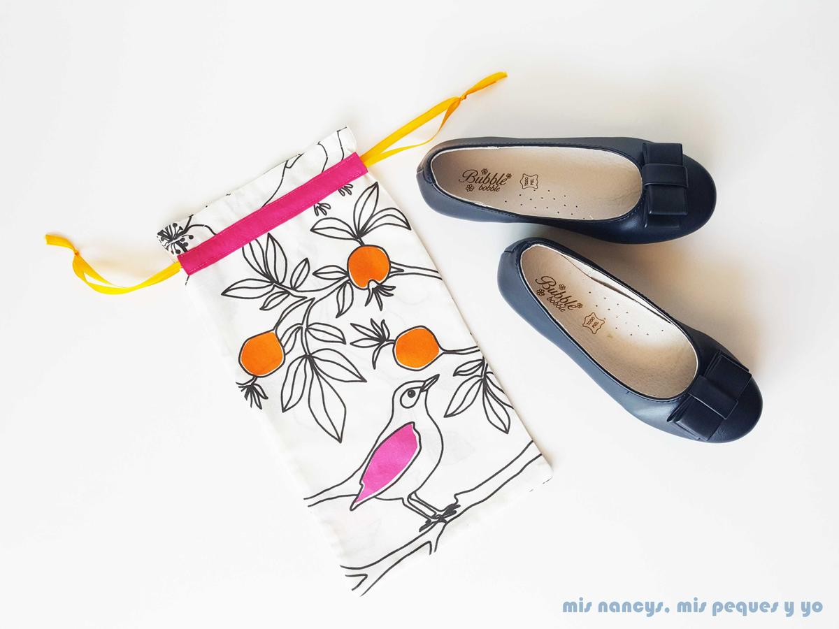 mis nancys, mis peques y yo, bolsas de tela para zapatos y Tote Bag, bolsa de tela para guardar zapatos