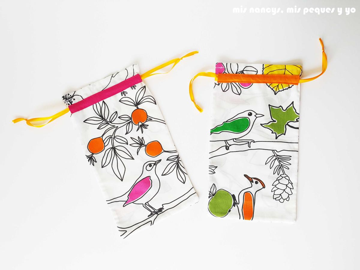 mis nancys, mis peques y yo, bolsas de tela para zapatos y Tote Bag, bolsa de tela para guardar mil cosas
