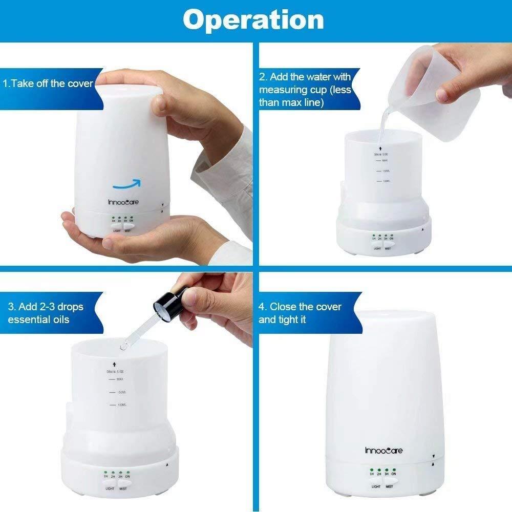 Comprar difusor de aceites esenciales Innoocare 150 ml