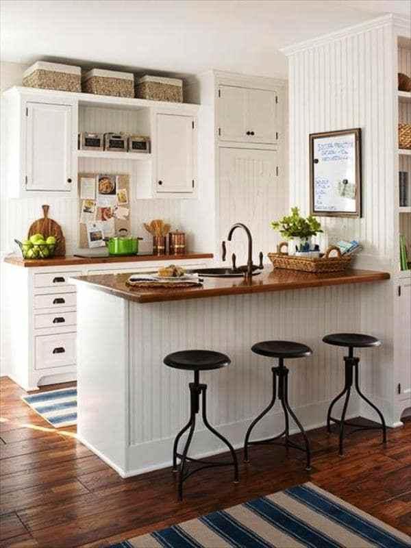 Ideas para decorar encima de los gabinetes de la cocina 