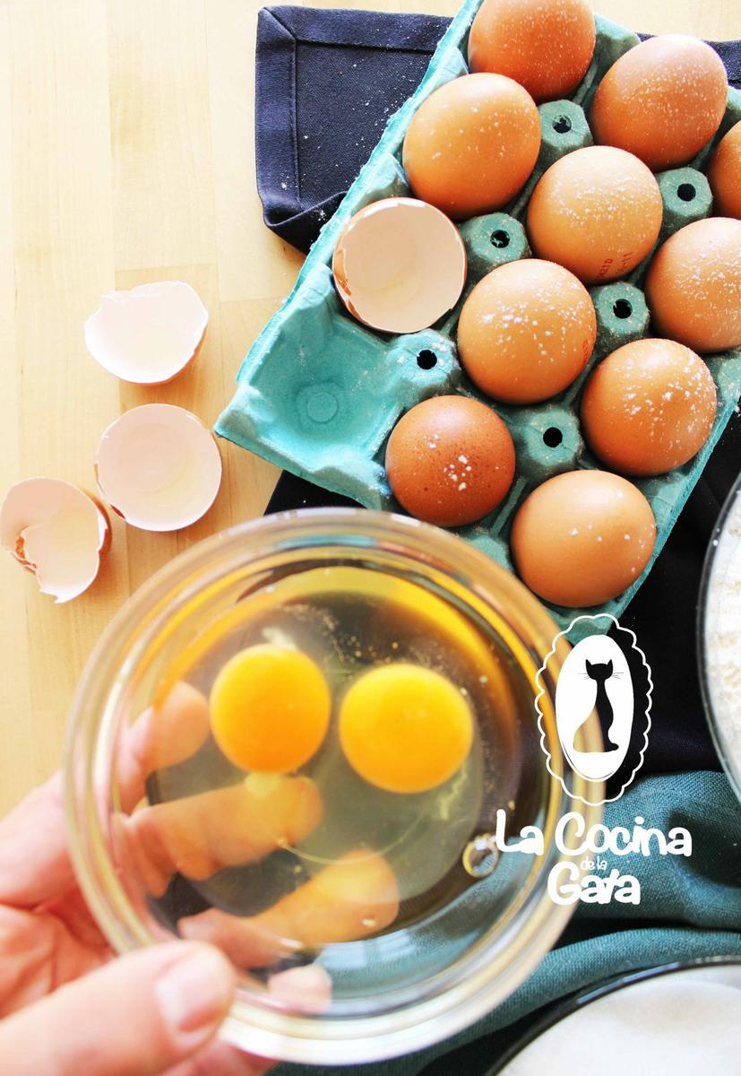 Huevos frescos para batir