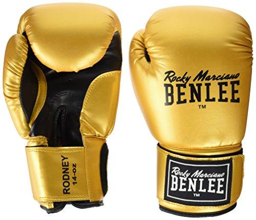 Benlee Rocky Marciano Rodney - Guante de boxeo (PVC), color dorado, talla 12