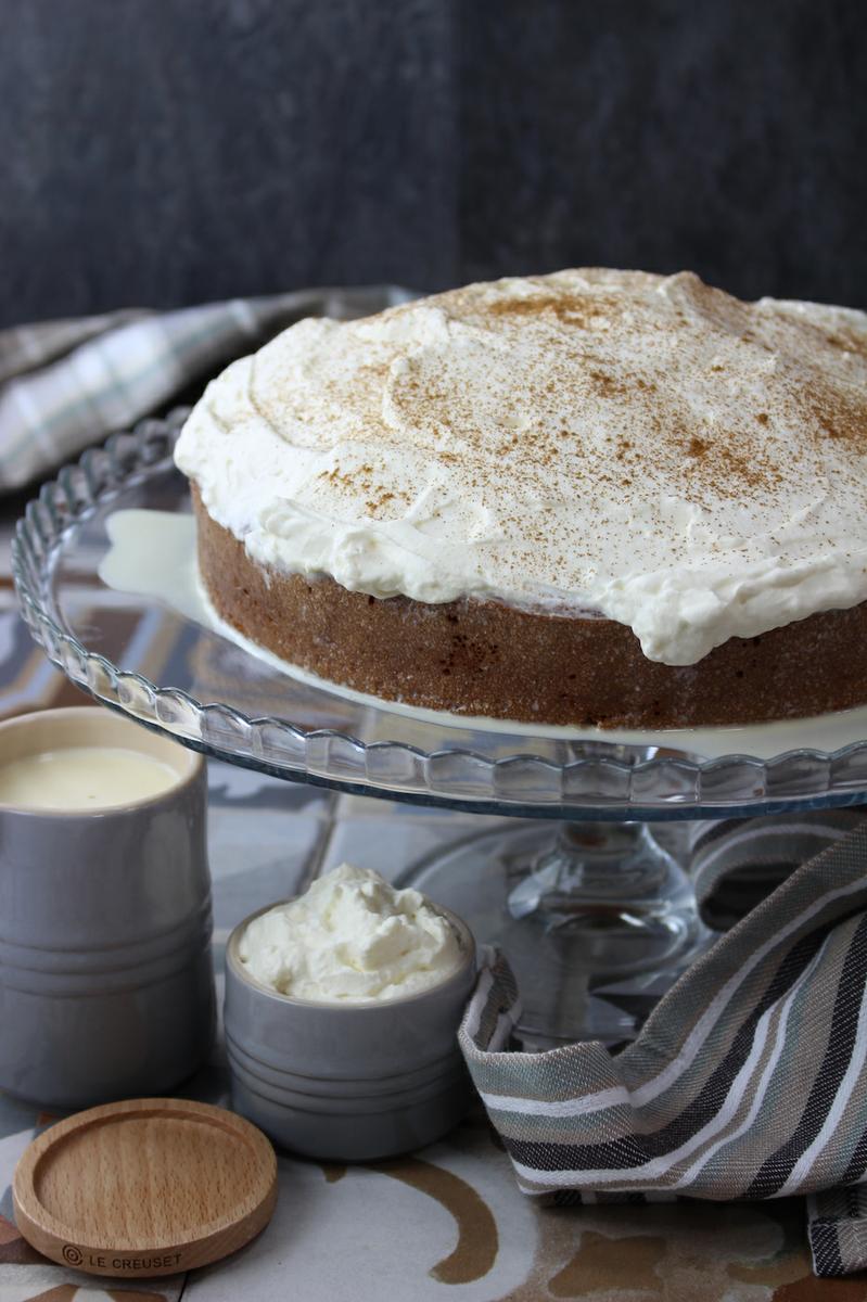 Pastel tres leches sin lactosa. Tarta 3 leches.