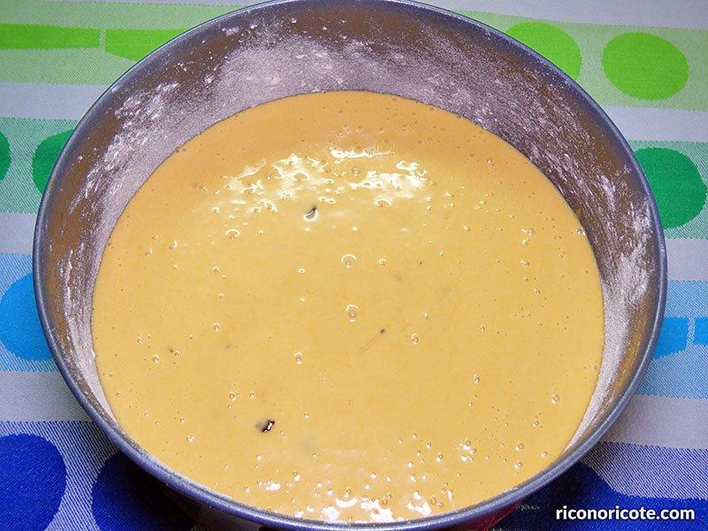 Bizcocho de calabaza relleno de chocolate