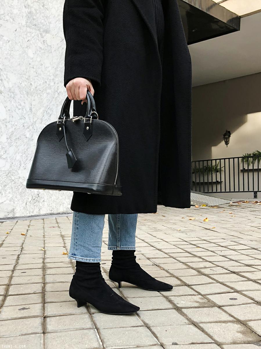 Trini | Max Mara Manuela coat Acne Studios jeans Stella McCartney boots
