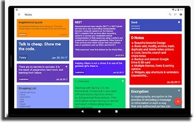 aplicaciones para realizar anotaciones D Note