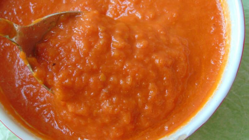 salsa de tomate casera sencilla y saludable