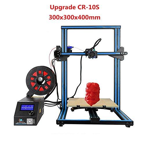 2017 Creality cr-10s impresora 3d Upgrade y control con doble eje Z 300 x 300 x 400 mm (Azul)