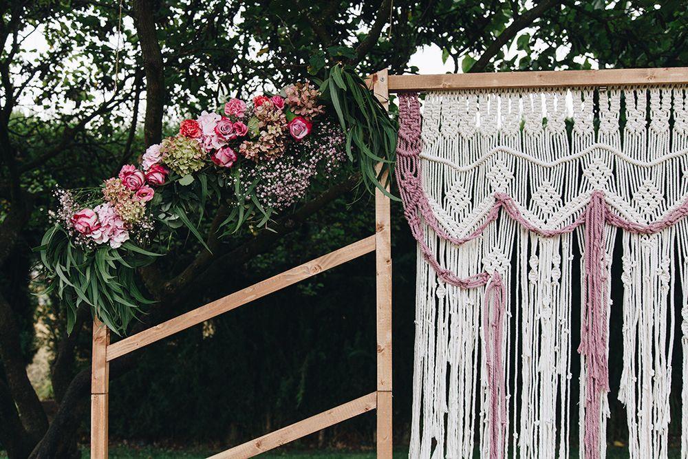 Altar boda Macrame