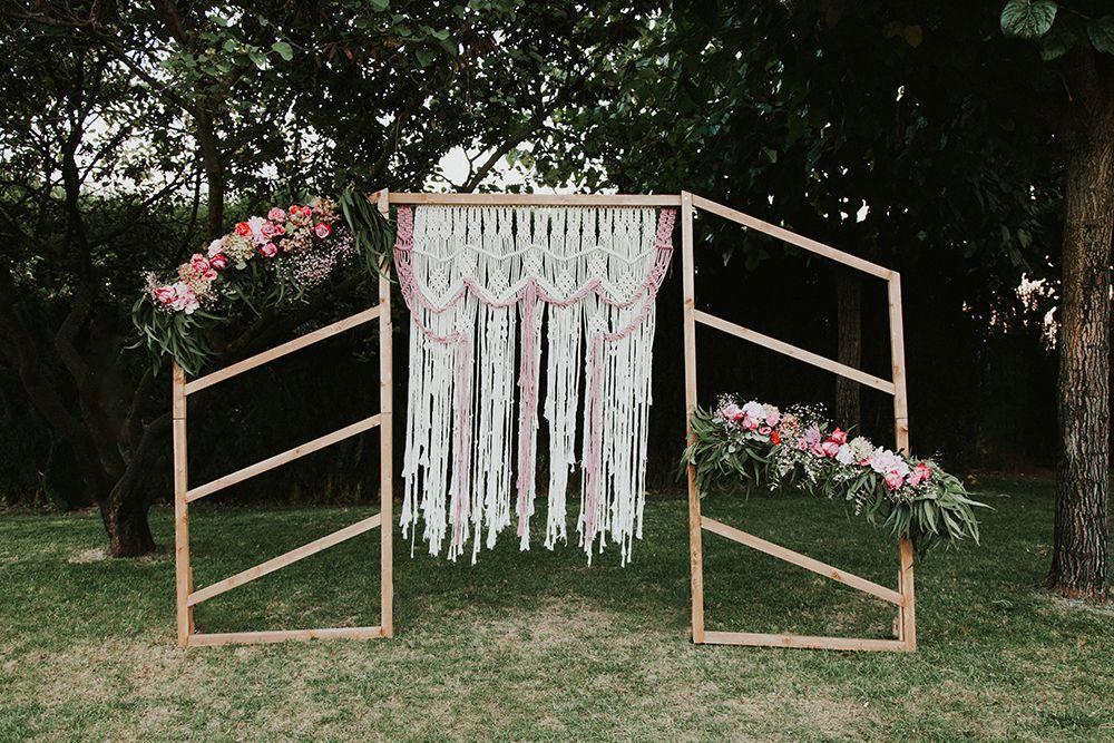Altar bodas macrame