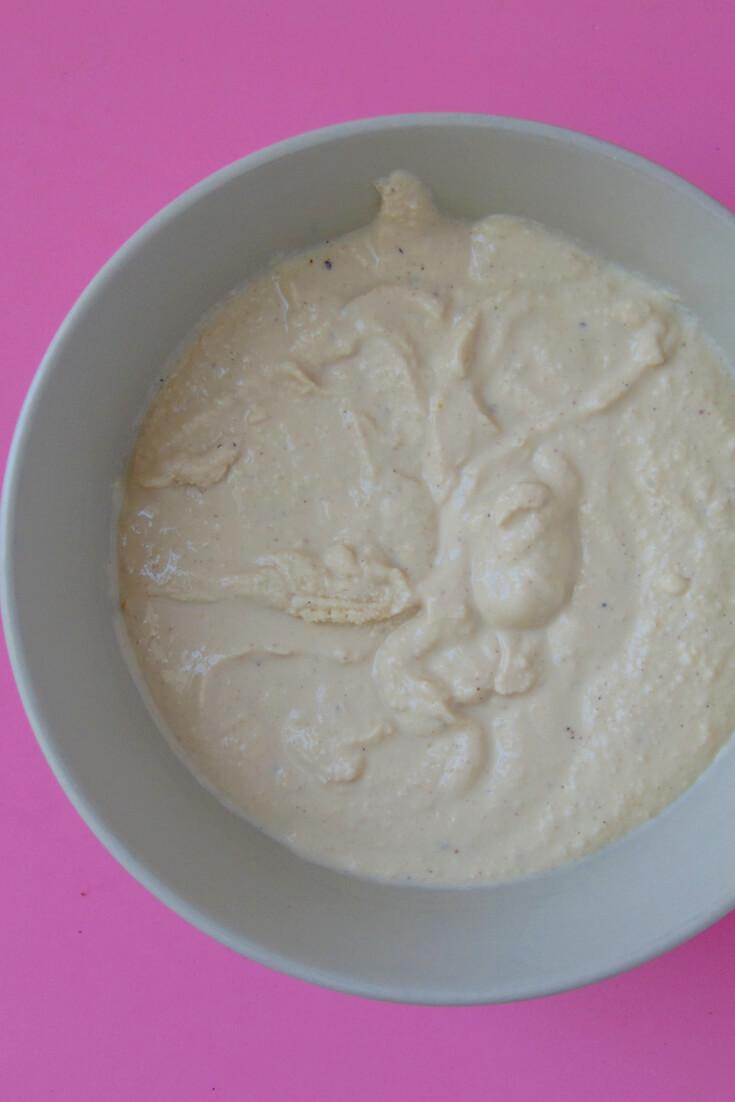 bechamel de tofu vegana proteica