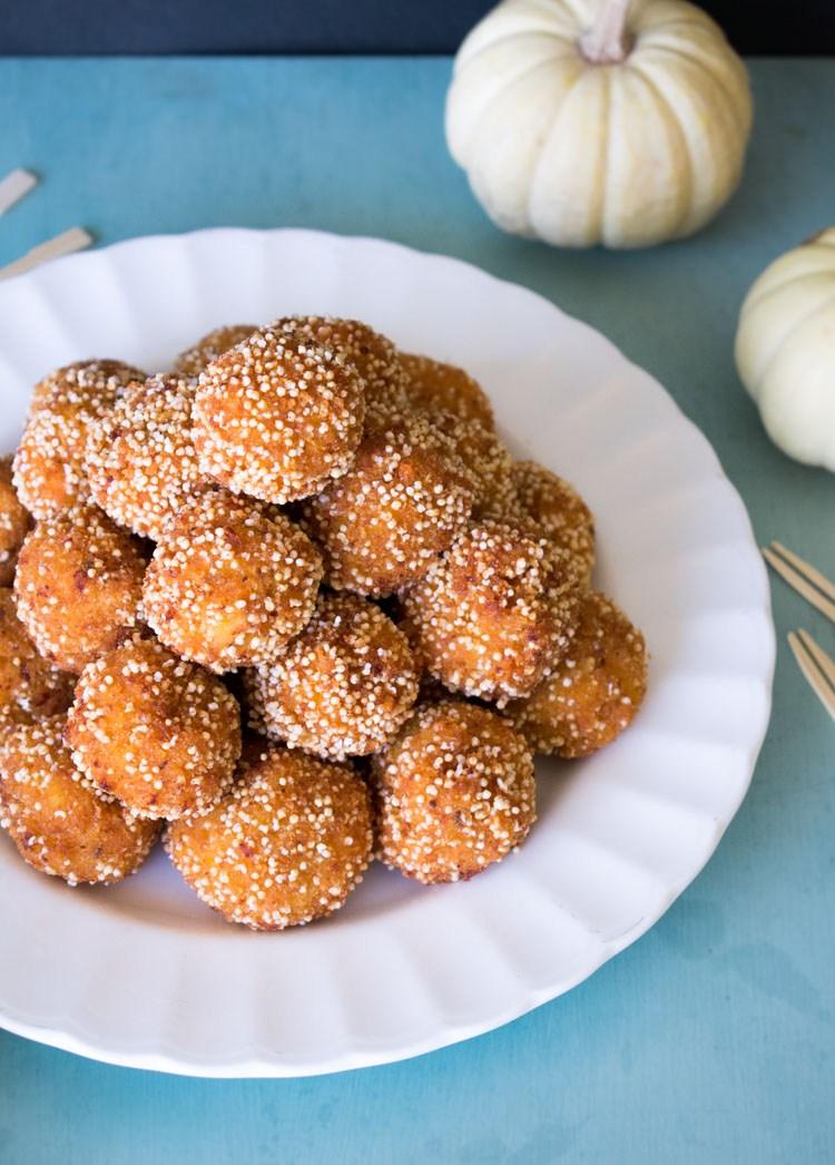 receta de croquetas de calabaza