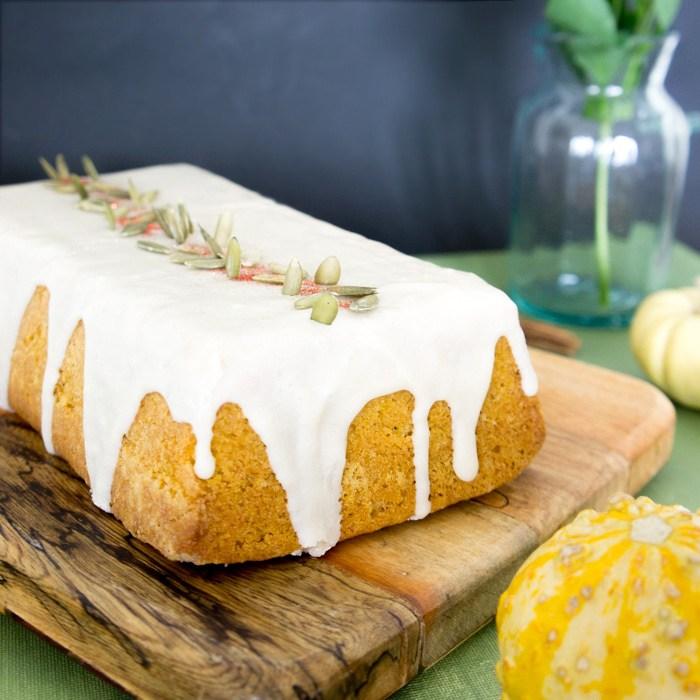 Panqué de calabaza tipo pumpkin spice