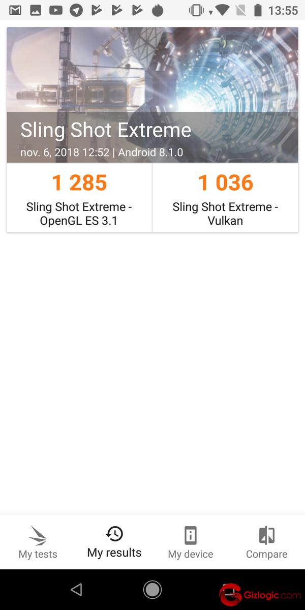 3D Mark 3 - Rendimiento Xiaomi Mi A2