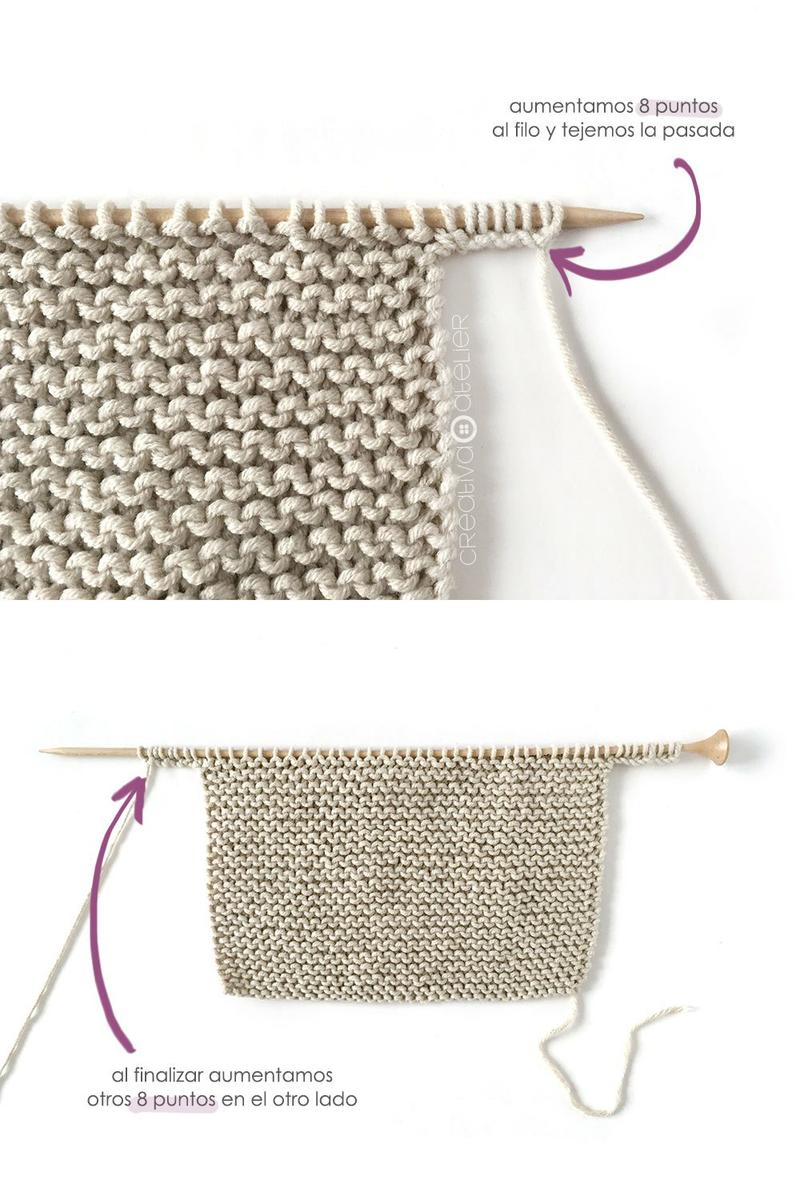 Cómo hacer una Chaqueta Kimono de punto de bebé - Patrón y Tutorial -