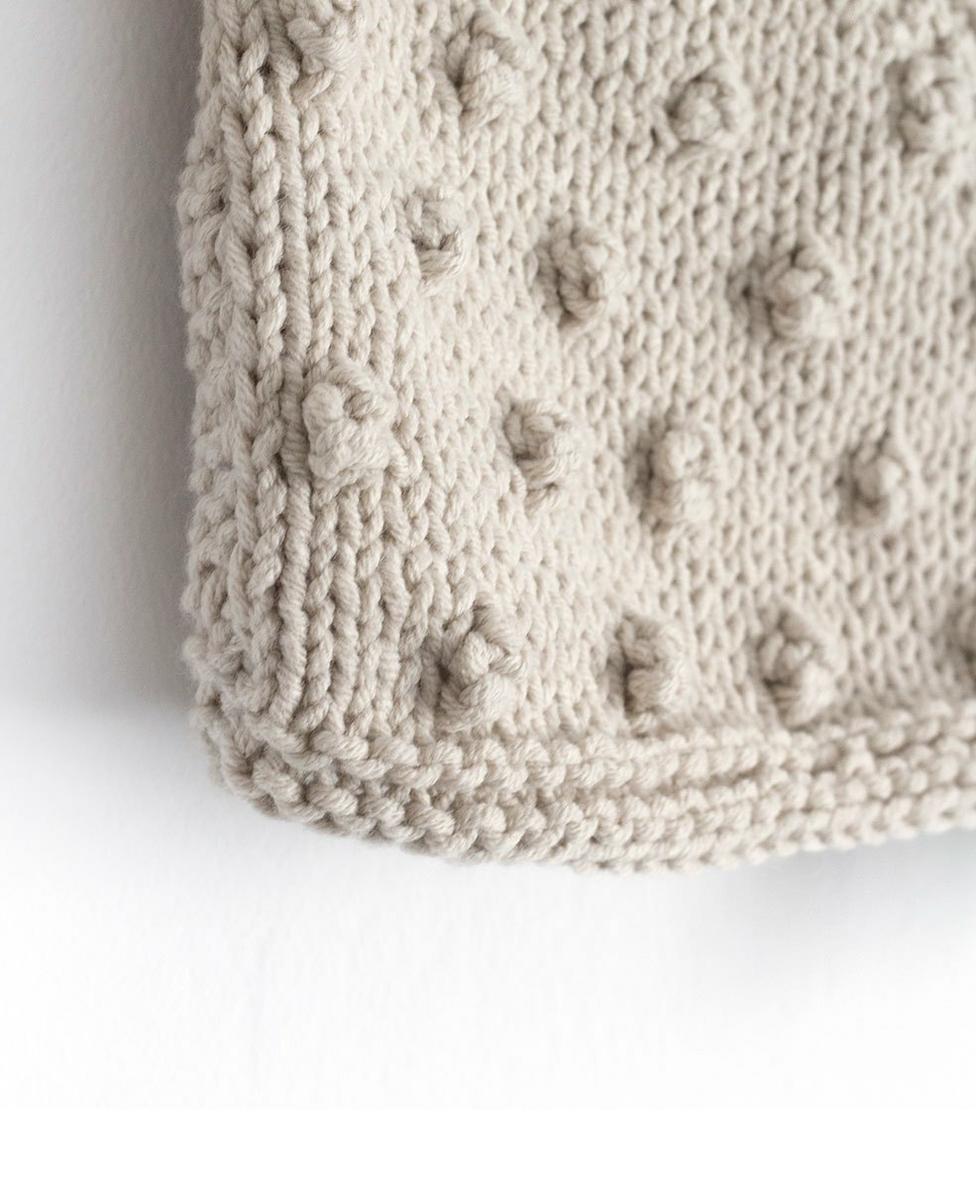 Cómo hacer una Chaqueta Kimono de punto de bebé - Patrón y Tutorial -