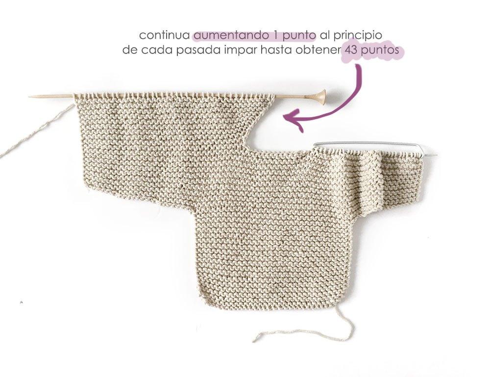 Cómo hacer una Chaqueta Kimono de punto de bebé - Patrón y Tutorial -