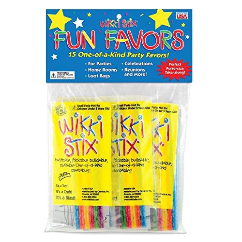 Wikki Stix Party Favor Pak, Pack of 15 Molding & Sculpting Sticks