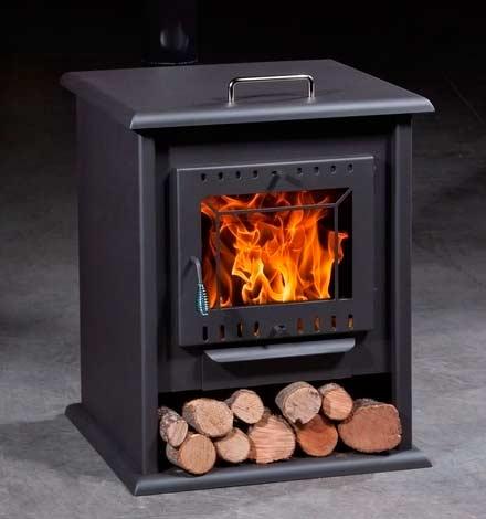 estufa a leña decorativa de calidad marca panadero