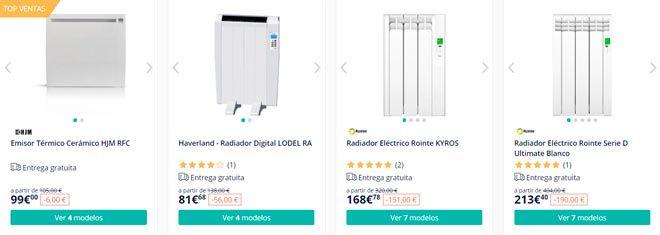tienda online especializada en radiadores y estufas eléctricas