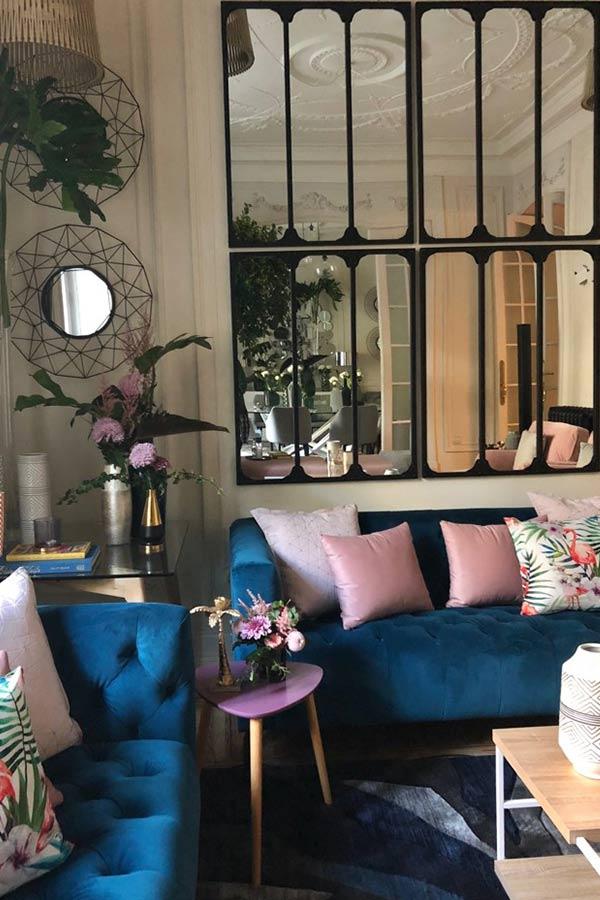 Sofá de terciopleo VEGA