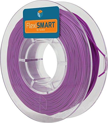 FlexiSMART Blueberry 250 g. Filamento Flexible TPU 1.75mm para Impresora 3D - Flexible Filament for 3D Printing - TPE Filament, TPU Filament, Elastic Filament