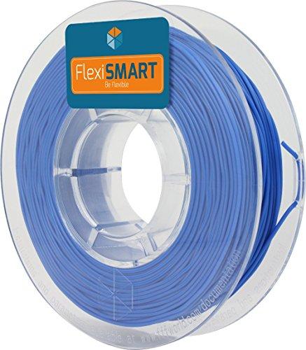 FlexiSMART Azul 250 g. Filamento Flexible TPU 1.75mm para Impresora 3D - Flexible Filament for 3D Printing - TPE Filament, TPU Filament, Elastic Filament