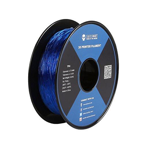 SainSmart 21-028-224 - 1.75 mm flexible de TPU Impresoras 3d Bobina de Filamento, 800 g