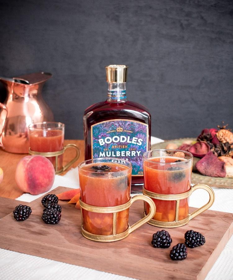Ponche con gin Boodles Mulberry | Receta en Maria Orsini