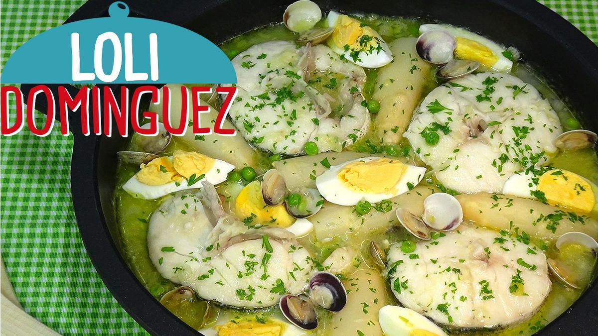 Merluza a la vasca fácil. Receta tradicional rápida y muy saludable ideal para un día de fiesta