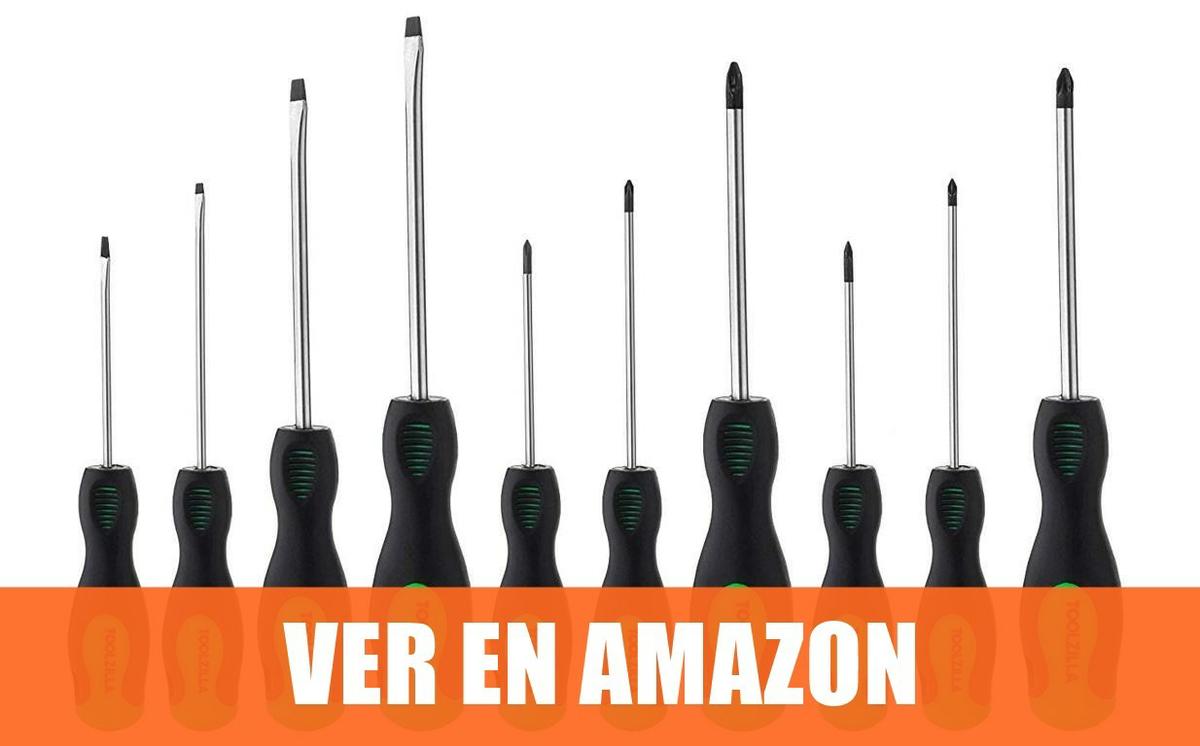 Toolzilla - Juego de 10 Destornilladores