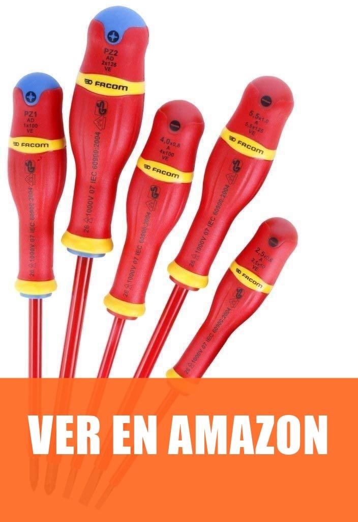 Facom A5VE.PG - Juego de 5 Destornilladores Aislados