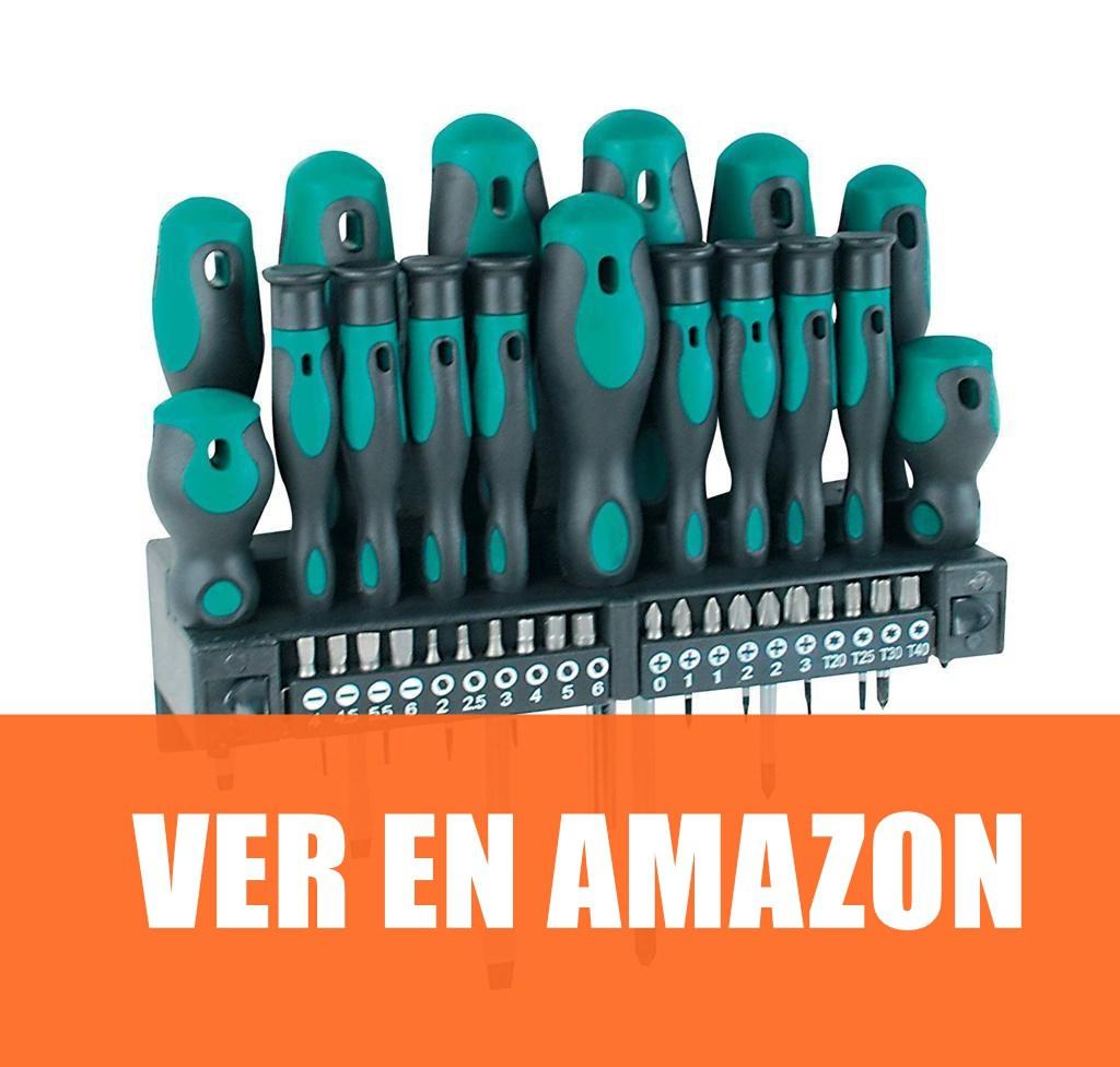 Mannesmann M11415 - Juego de Destornilladores Y Puntas