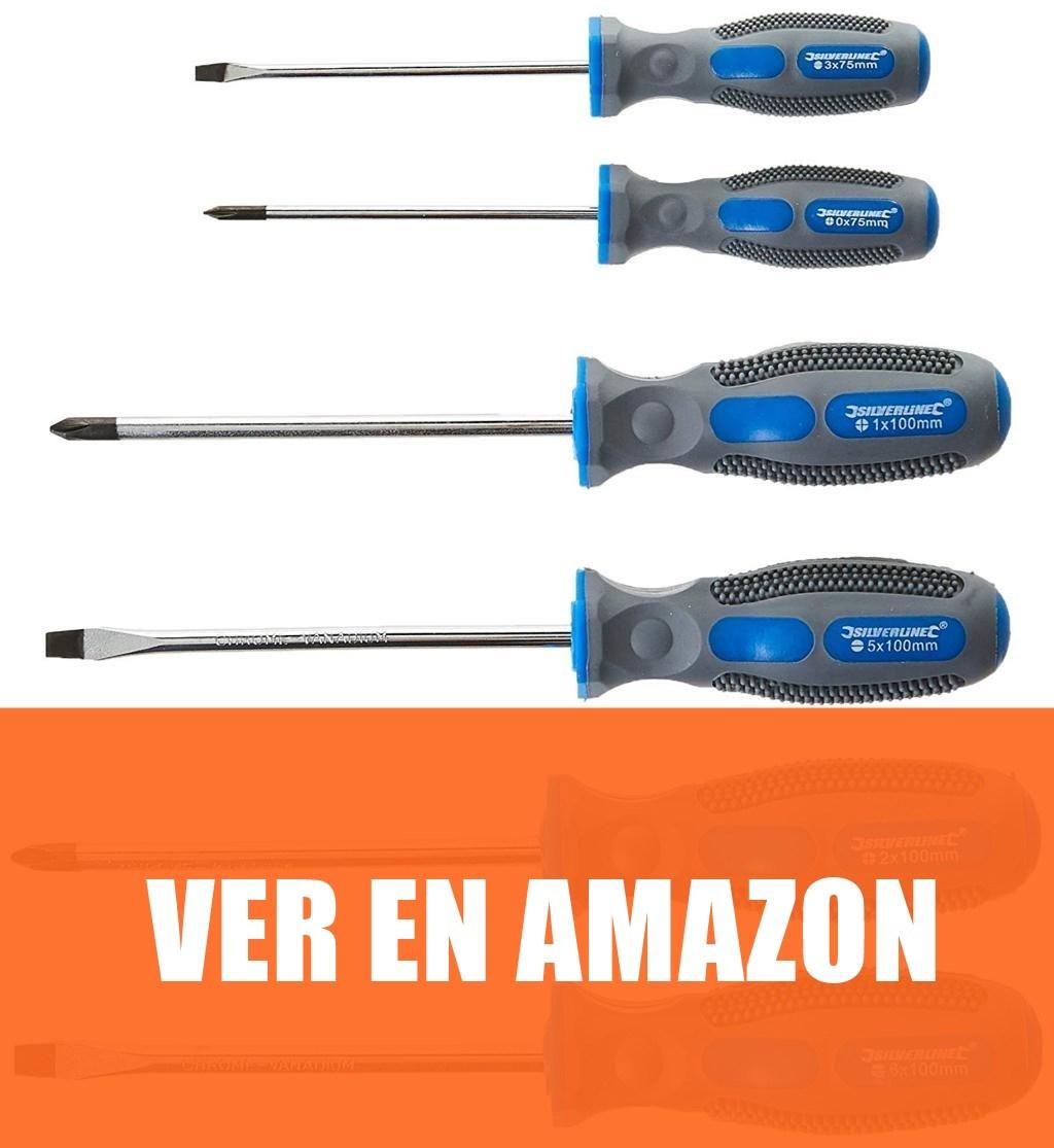 Silverline Tools 546524 - Juego de Destornilladores Universales