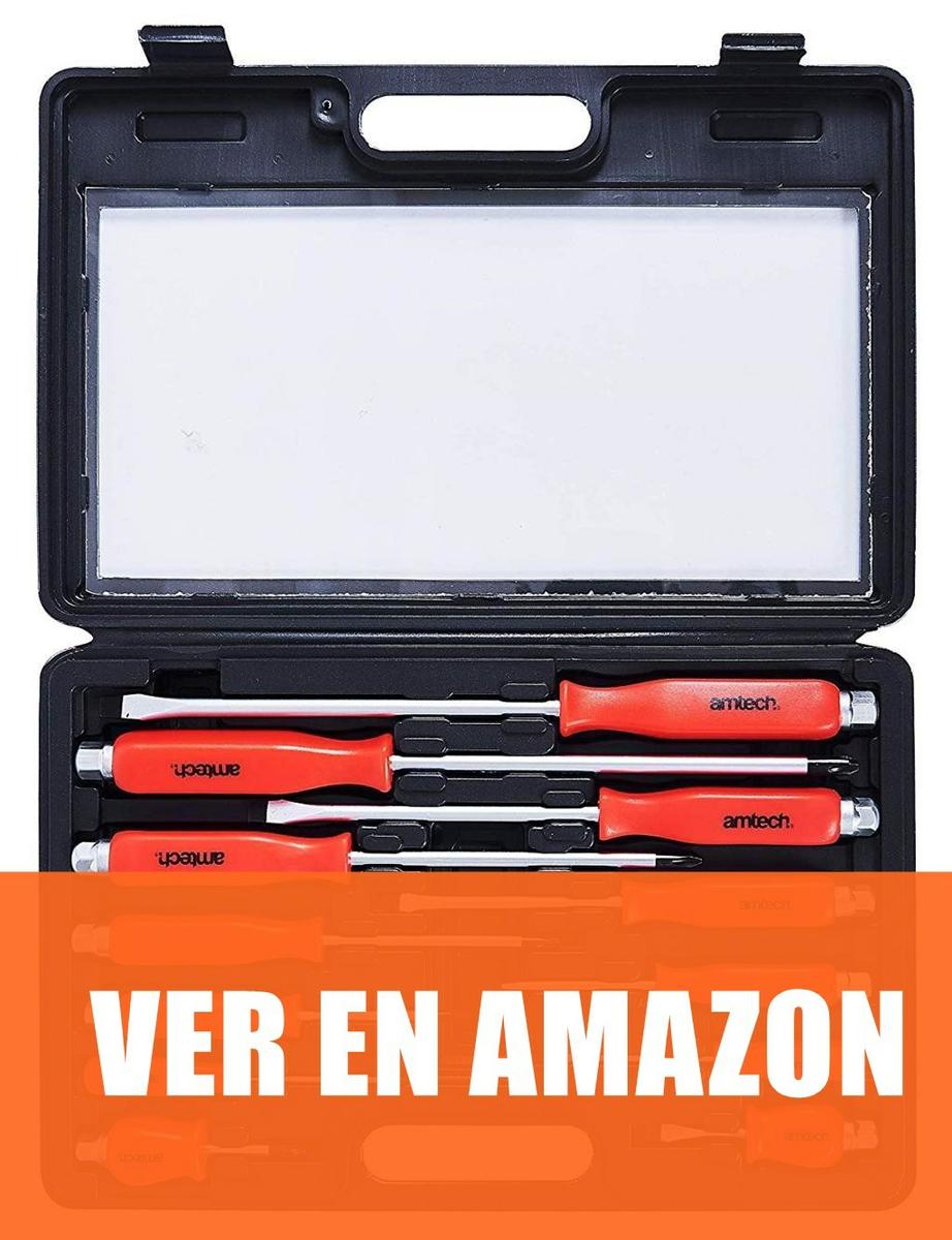 Am-Tech W5600 - Juego de 12 Destornilladores