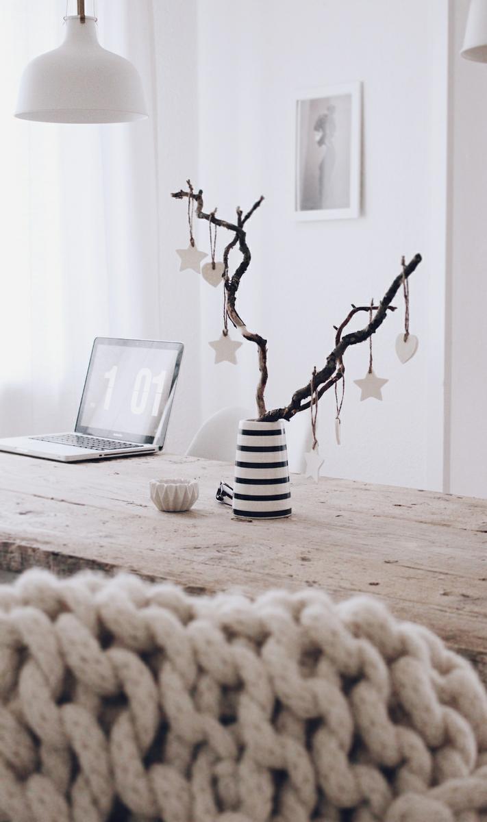 Manualidades de Navidad - Arcilla blanca y cortapastas