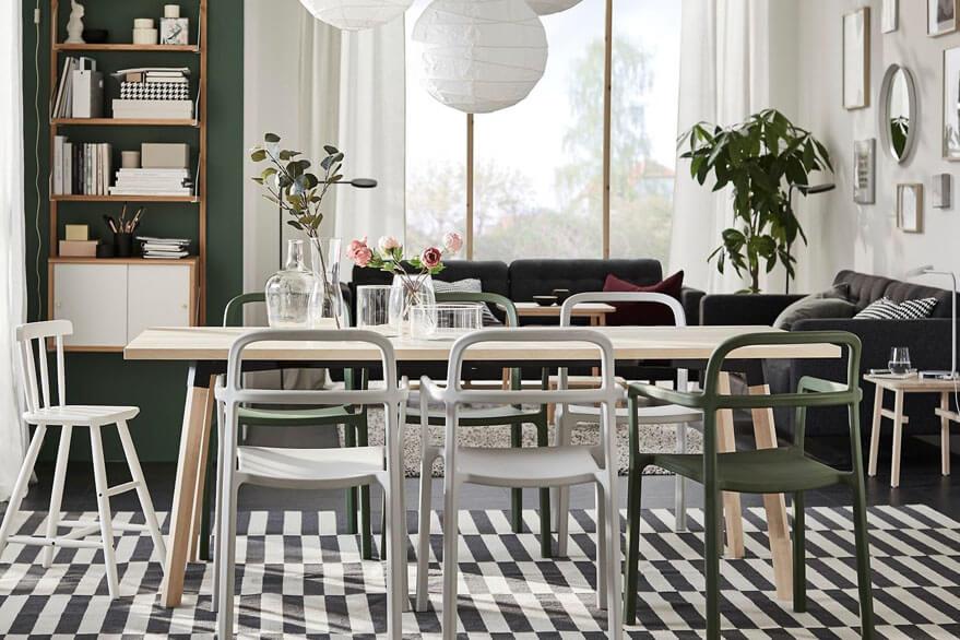 decorar la mesa de comedor