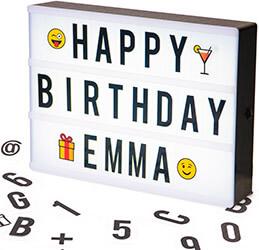 regalos originales para una amiga Caja de Luz Cinematográfica