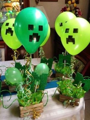 Cumpleaños MINECRAFT  Cumpleaños con tema de minecraft, Fiesta de cumpleaños  minecraft, Fiesta minecraft