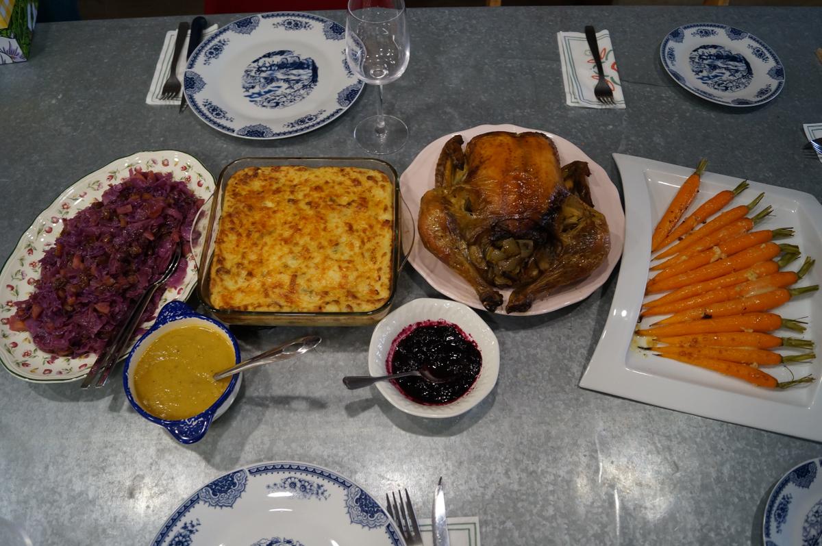 Menu de Accion de gracias