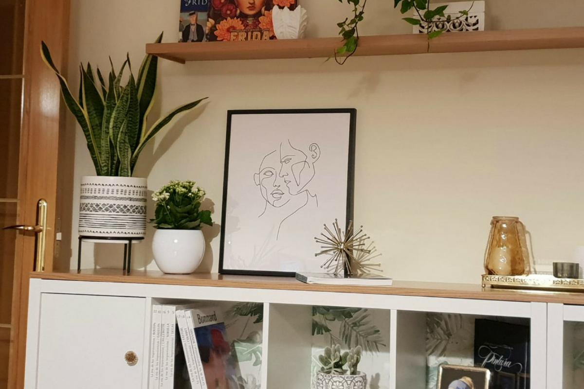 estantería ikea para el salón