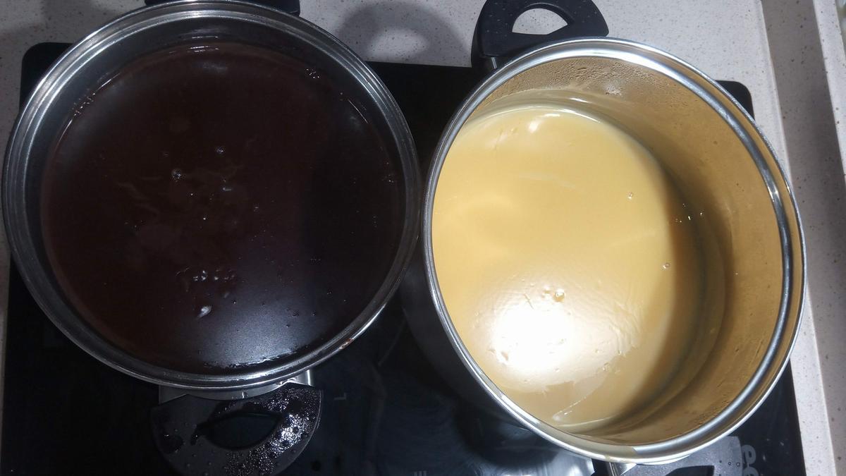 Flanin y Chocolate para la tarta