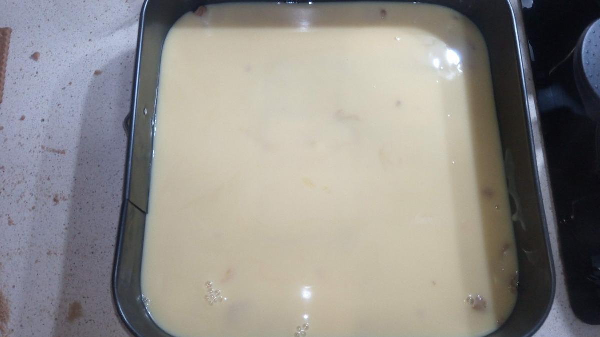Flanin para la tarta de galletas