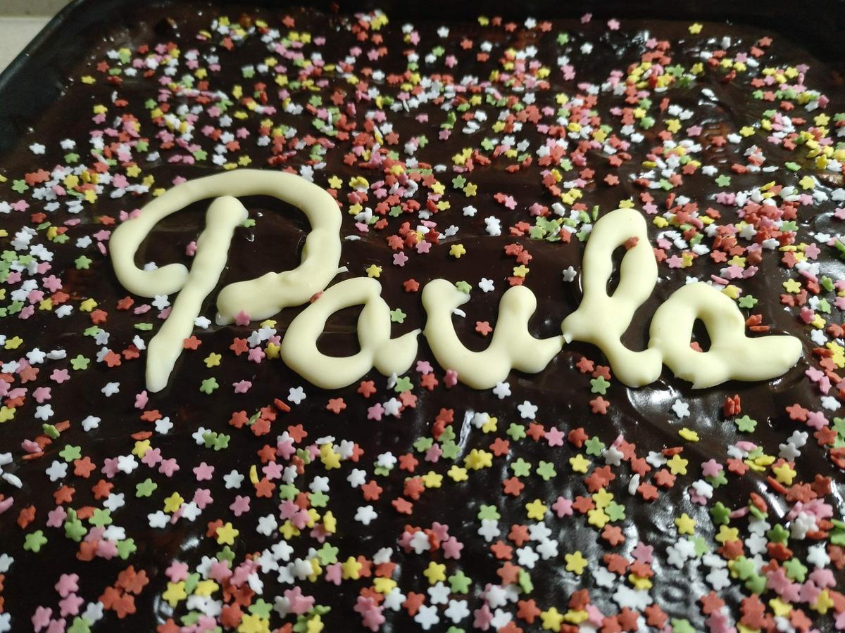 Tarta de galletas y chocolate con natillas