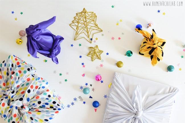 envolver regalos con tela