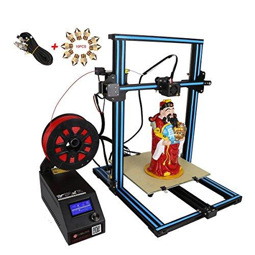 wisamic Impresora 3d cr de 10s Prusa I3 con Dual Z Axis Leading Screws y filamento Detector grandes superficie 300 x 300 x 400 mm