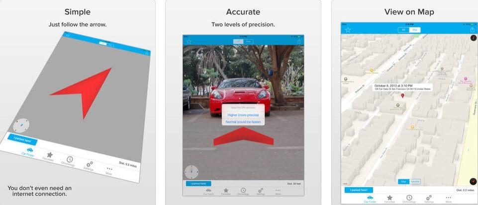 aplicaciones realidad aumentada car finder 